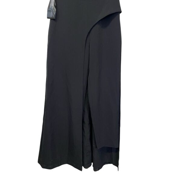 NWOT Kay Unger | Davina Romper Walk Thru Jumpsuit Dress Black 6 - Picture 9 of 13